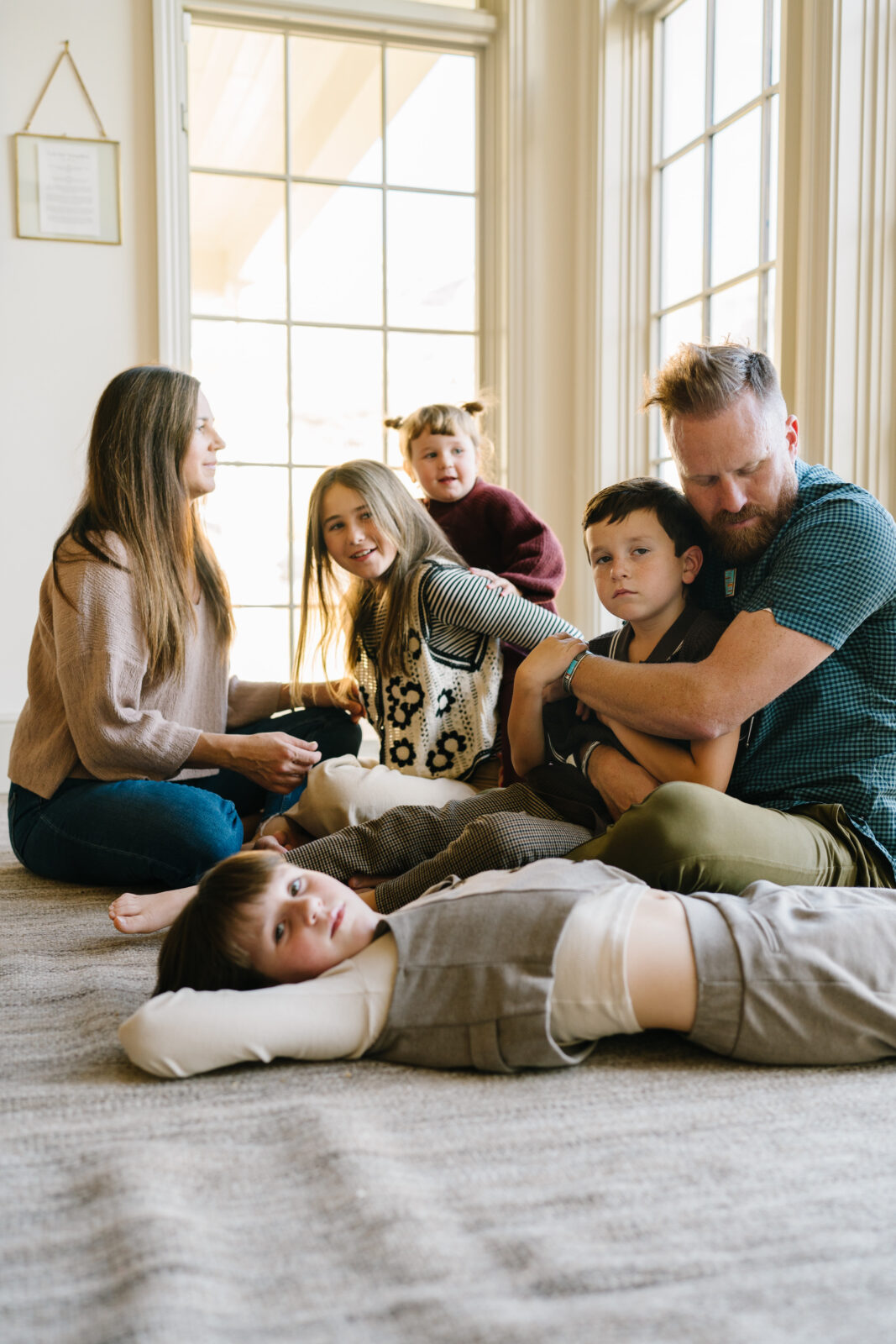 Provo in-home family session with Kaitlynn Olmstead Photography
