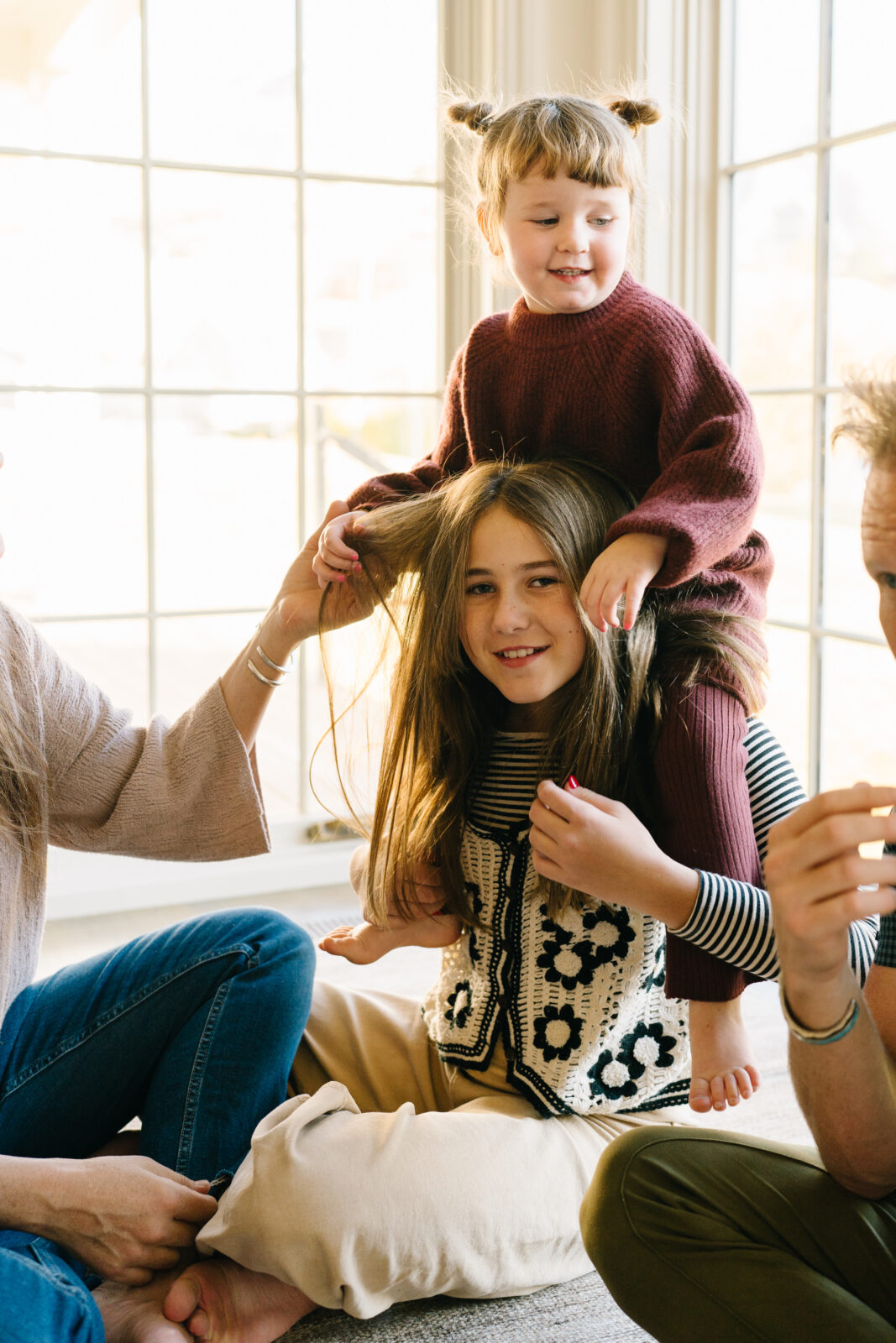 Provo in-home family session with Kaitlynn Olmstead Photography