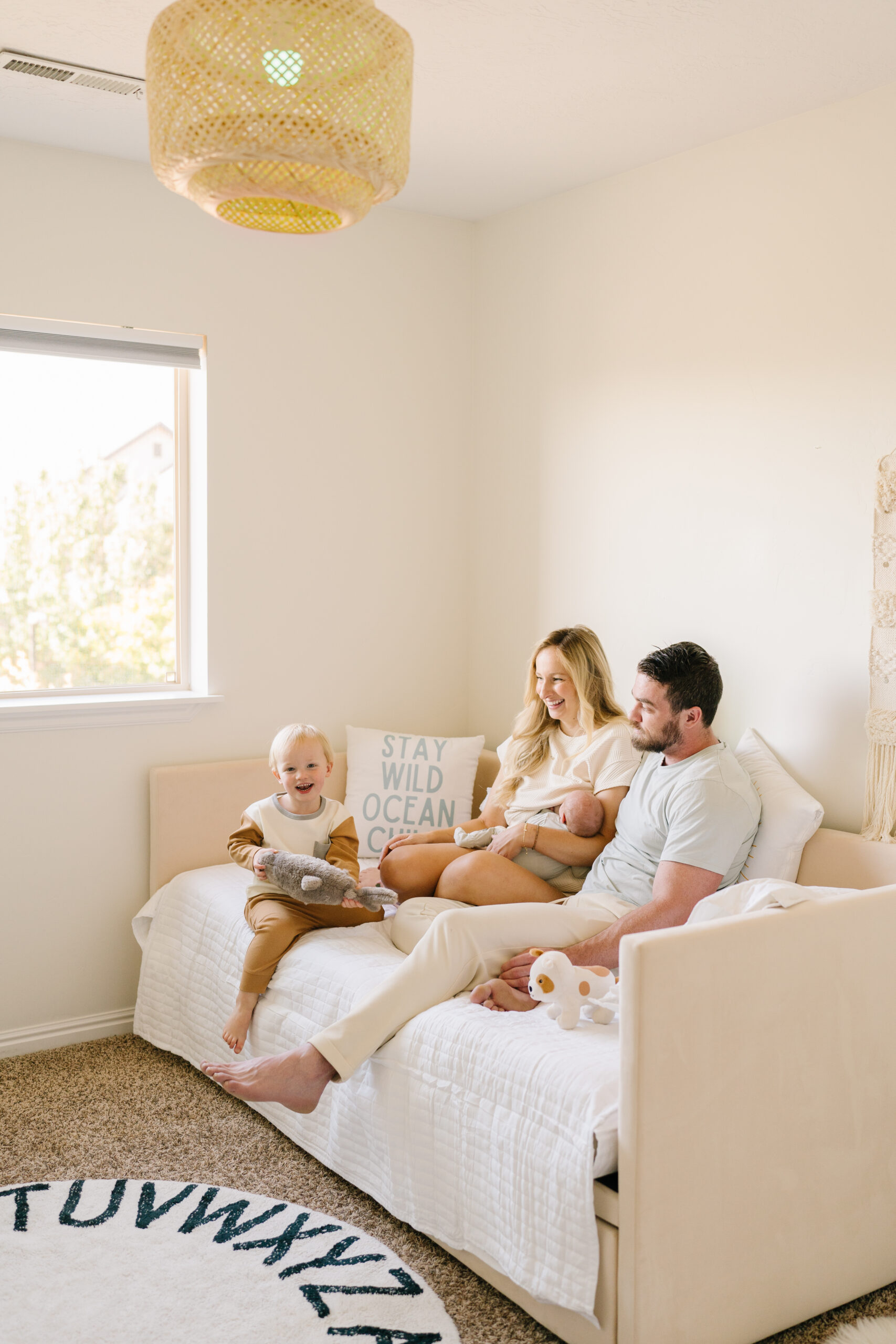 Lehi in-home newborn session